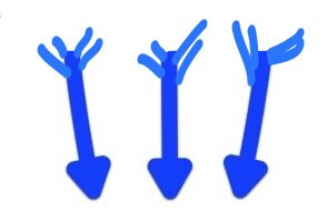 bluedownarrows